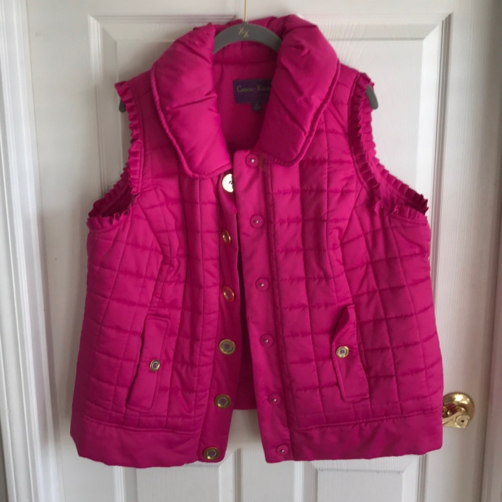 Carson & Kressley Quilted Vest 2x